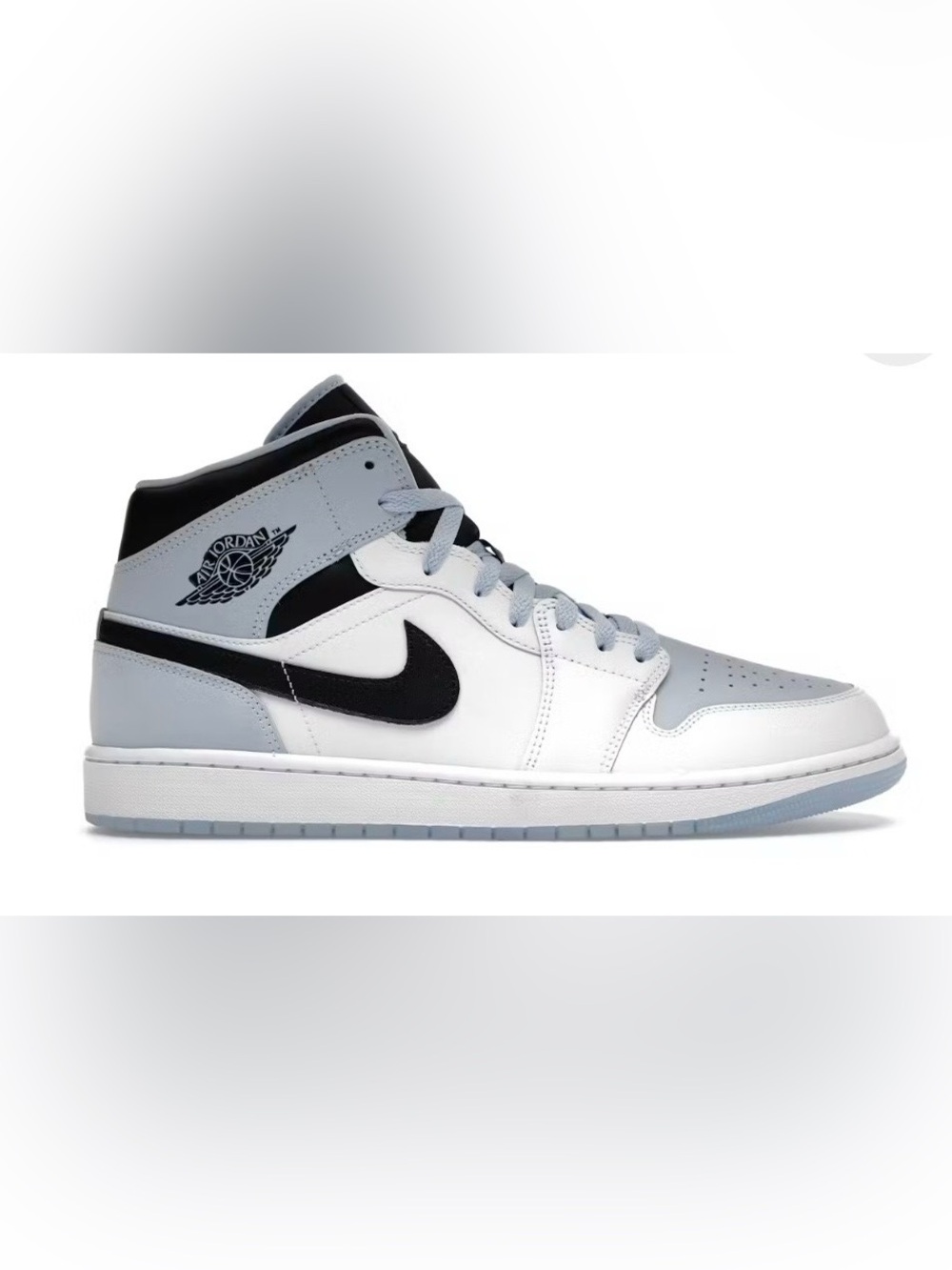 Men’s Air Jordan 1 Mid SE Ice Blue - rare colorway - Very Good Used Condition